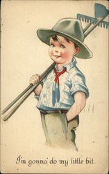 I'm Gonna do my Little Bit Postcard