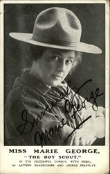 Miss Marie George, The Boy Scout Postcard