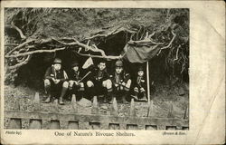 One of Nature's Bivouac Shelters Postcard