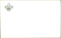 Boy Scout Emblem Stationary Postcard