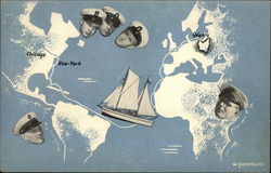 Expedition of the Polish Sea-Scouts on the Yacht "Poleszuk" Postcard