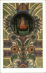 Megyer - Meyer Atilla - Boy scout camp - advertisement Postcard