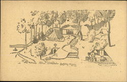 Hatvani Turul cserkesztabor Balatonaliga 1922 Postcard