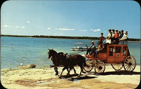 Stage Coach Ride Lake City Michigan