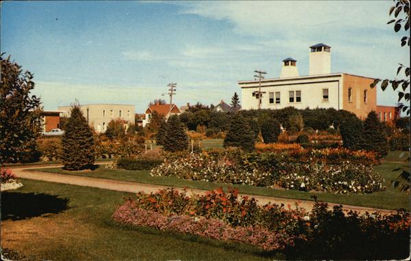 Fire Hall and Park Red Deer AB Canada Alberta