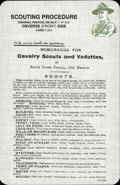 Scouting Procedure Boy Scouts