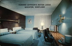Howard Johnson's Motor Lodge and Restaurant Postcard