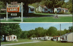 Birchmont Cabins Marquette, MI Postcard Postcard