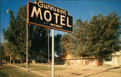 Gunnison Motel Utah Postcard Postcard