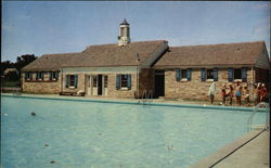 Municipal Swimming Pool Postcard