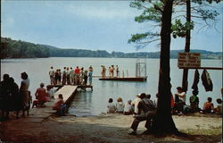 Spencer Lake Waupaca, WI Postcard Postcard
