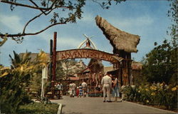Entrance to Adventureland Postcard