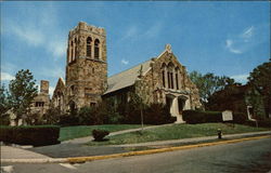 View of First Congregational Church Reading, MA Postcard Postcard