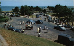 Plymouth Harbor Showing First House Postcard