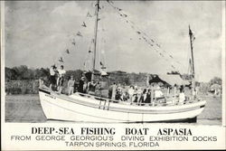 Deep-Sea Fishing Boat "Aspasia" Postcard