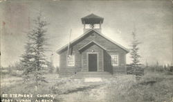 St Stephen's Episcopal Church Fort Yukon, AK Postcard Postcard