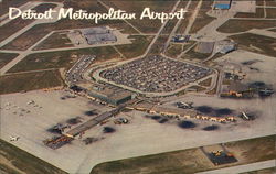 Detroit Metropolitan Wayne County Airport Postcard