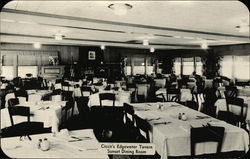 Cicco's Edgewater Tavern Sunset Dining Room Postcard