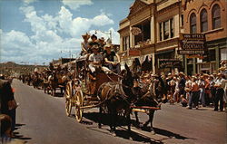 Annual Frontier Days Parade Prescott, AZ Postcard Postcard