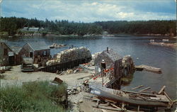 Ash Cove South Harpswell, ME Postcard Postcard