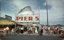 Pier 5, City Yacht Basin Postcard