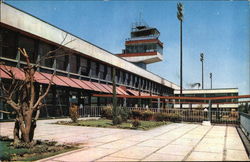 Airport Terminal Postcard