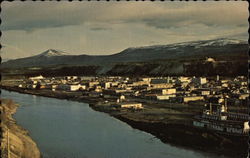 Whitehorse Yukon from Downstream on the Yukon River Postcard