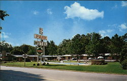 Park Motel & Restaurant McRae, GA Postcard Postcard