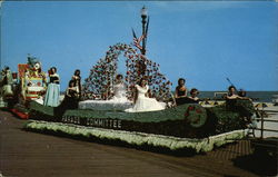 Annual Beauty Pageant Parade during "Miss America" Contest Postcard