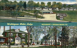 Wattslynne Motor Lodge Natural Bridge, VA Postcard Postcard