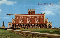 The Walter Reade Theater and convention Hall as Viewed from the Formal Gardens Postcard