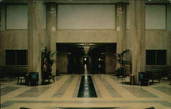 Main Entrance Lobby at the VA Hospital Postcard