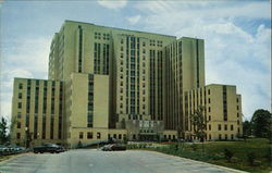 Front View of V. A. Hospital Postcard