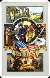 Loyalty Patriotism Service Postcard