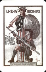 Boy Scouts of America Campaign Postcard