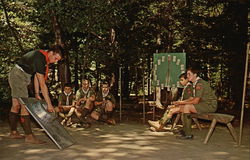 Treasure Island Camp Postcard