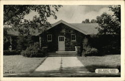 Boy Scout Cabin Greensburg, KS Postcard Postcard
