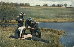 Pfadfinder: Wiederbelebungsversuche Postcard