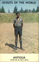 Scouts of the World: Antigua Postcard