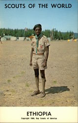 Scouts of the World: Ethiopia Postcard