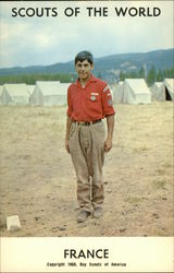 Scouts of the World: France Postcard