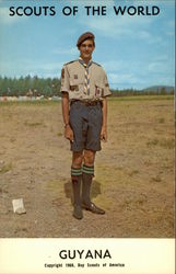 Scouts of the World: Guyana Postcard