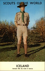 Scouts of the World: Iceland Postcard