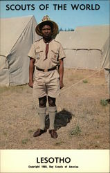 Scouts of the World: Lesotho Postcard