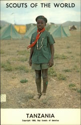 Scouts of the World: Tanzania Postcard