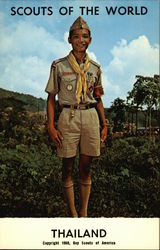 Scouts of the World: Thailand Postcard