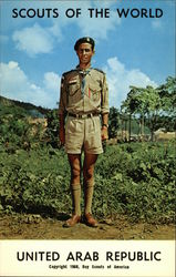 Scouts of the World: United Arab Republic Postcard