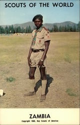 Scouts of the World: Zambia Postcard