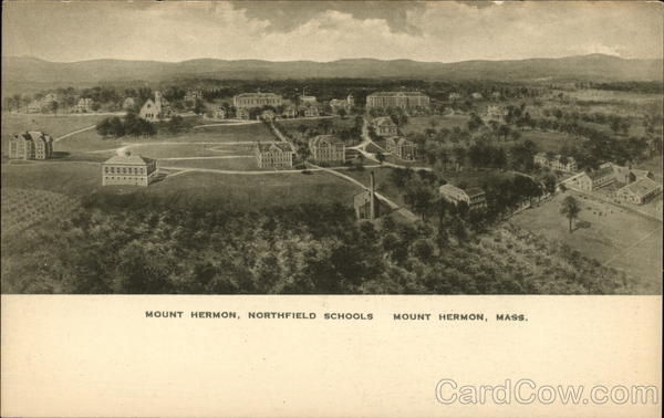 Aerial View of Northfield School Mount Hermon Massachusetts