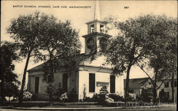 Baptist Church and Grounds in Cape Cod Hyannis Massachusetts